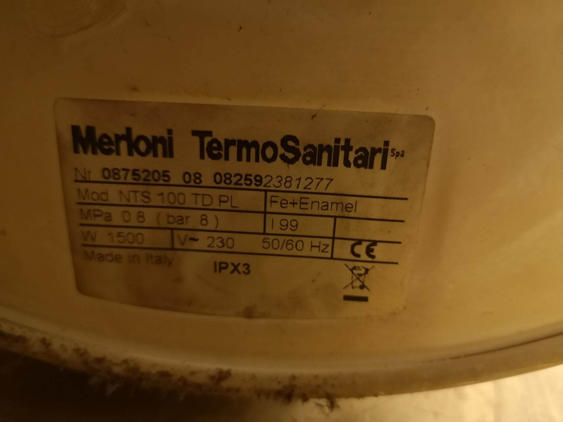 Bojler Merloni TermoSanitari NTS 100