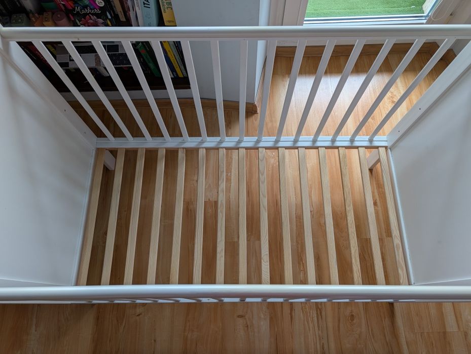 Woodies łóżeczko 120*60 country cot, przewijak, materac ,