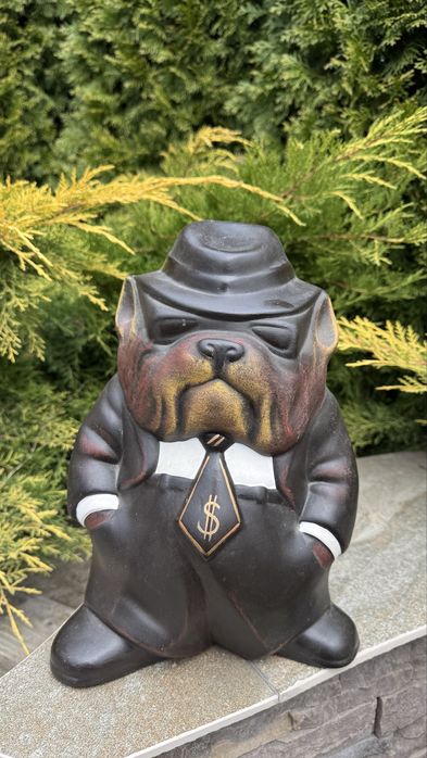 Бульдог копилка скарбничка Собака Бос