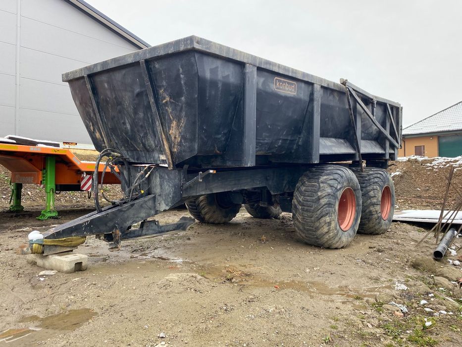 Mulder GT22  Przyczepa budowlana, samowyładowcza. Mullie GT22.