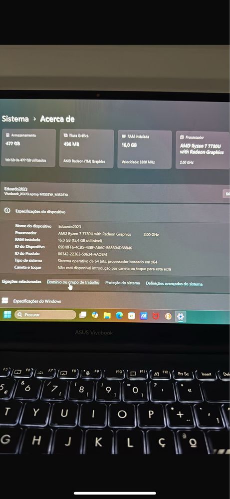 Computador Asus. Como novo  foi usado 3 vezes  no maximo