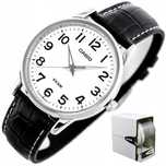 Zegarek Męski Casio Mtp-1303l-7b Skórzany Czytelny Cyfry + Box
