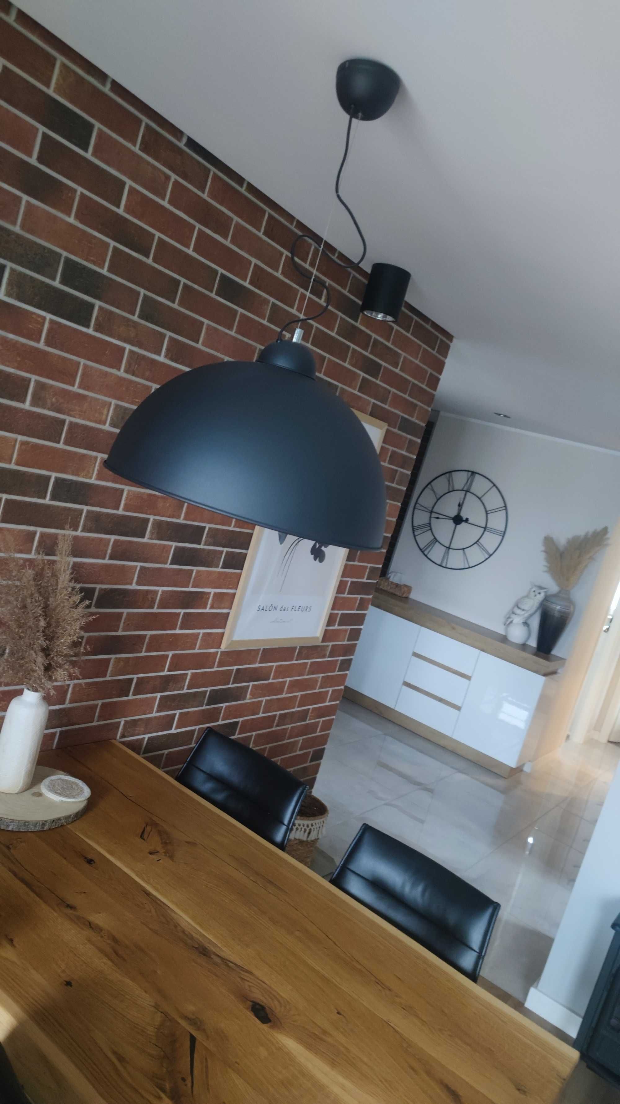 Lampa sufitowa loft czarno złota