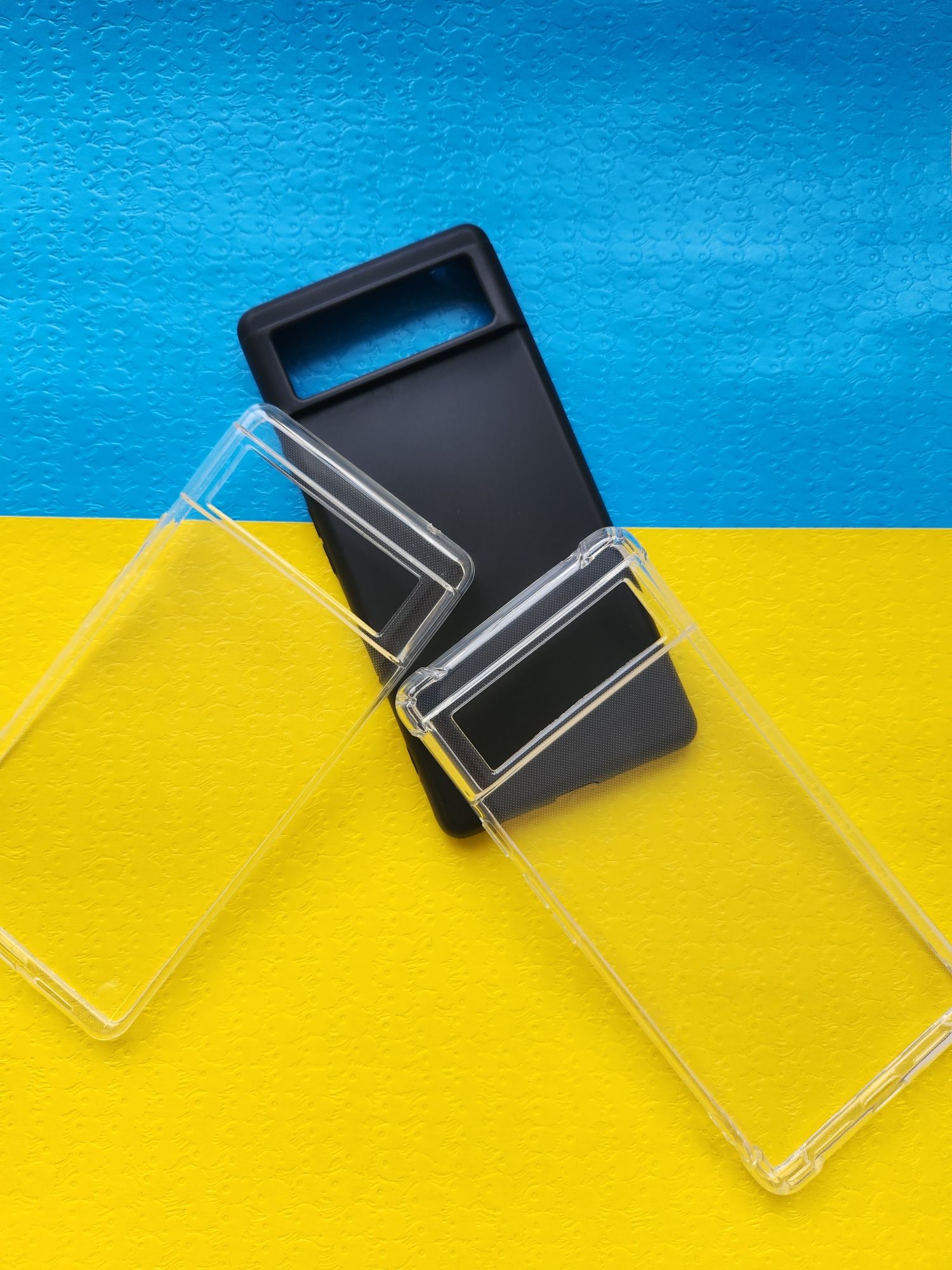Чехол Google Pixel 6 та Pixel 6Pro TPU силіконовий прозорий , чорний