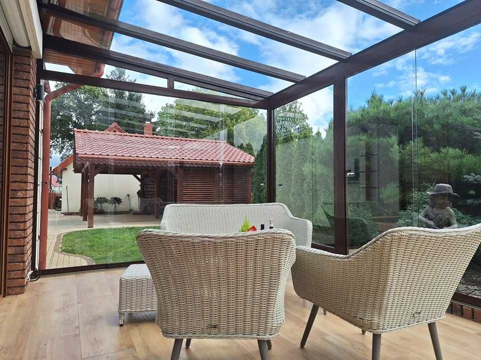 Pergola Taras Sky Light aluminiowa z poliwęglanem litym 4x3