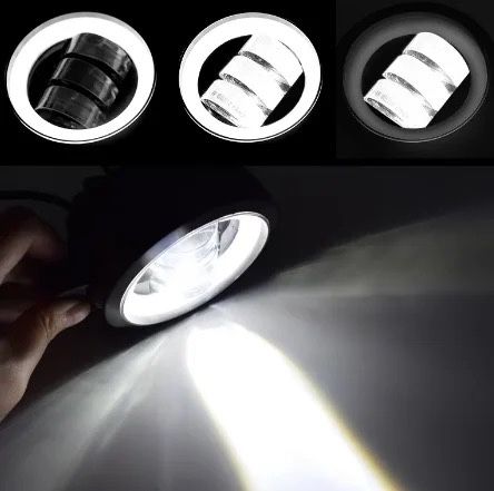 Светодиодные фары led ближнего света линзованые, дополнительные фары