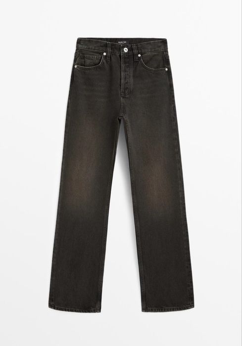 Джинси Massimo Dutti прямого крою з високою талією