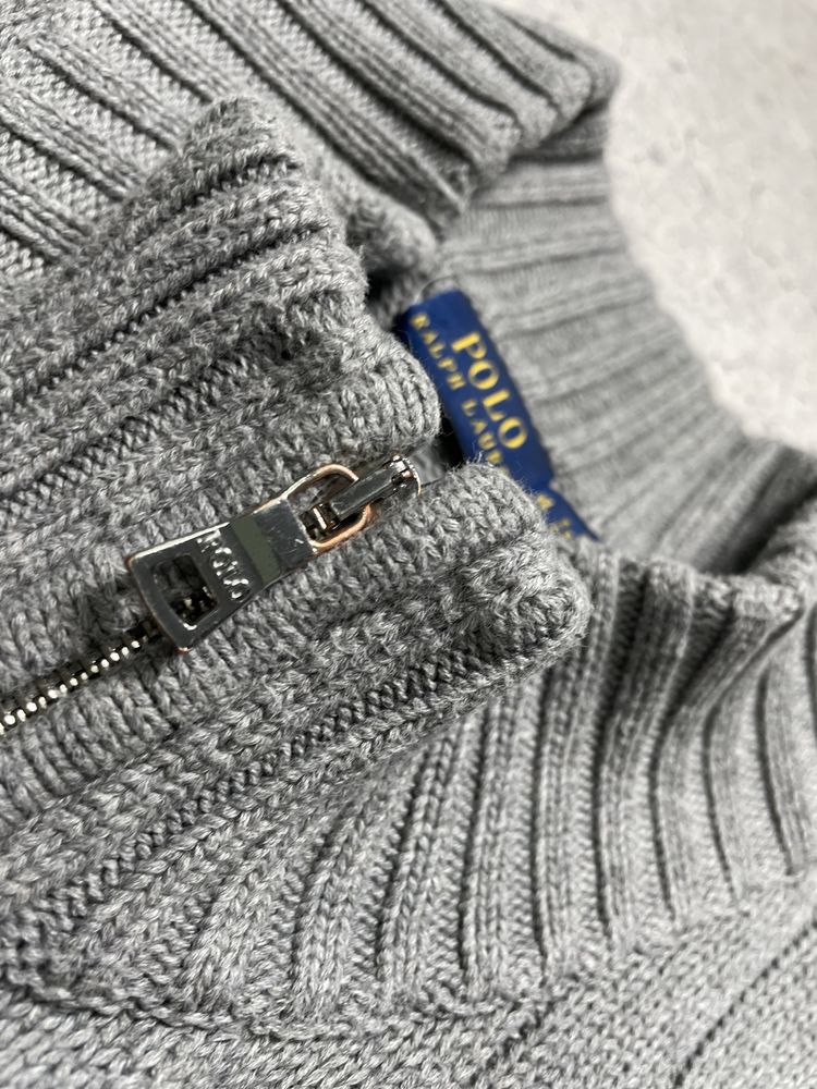 Как Новая Женская Кофта Свитер Polo Ralph Lauren На Замку Оригинал XL