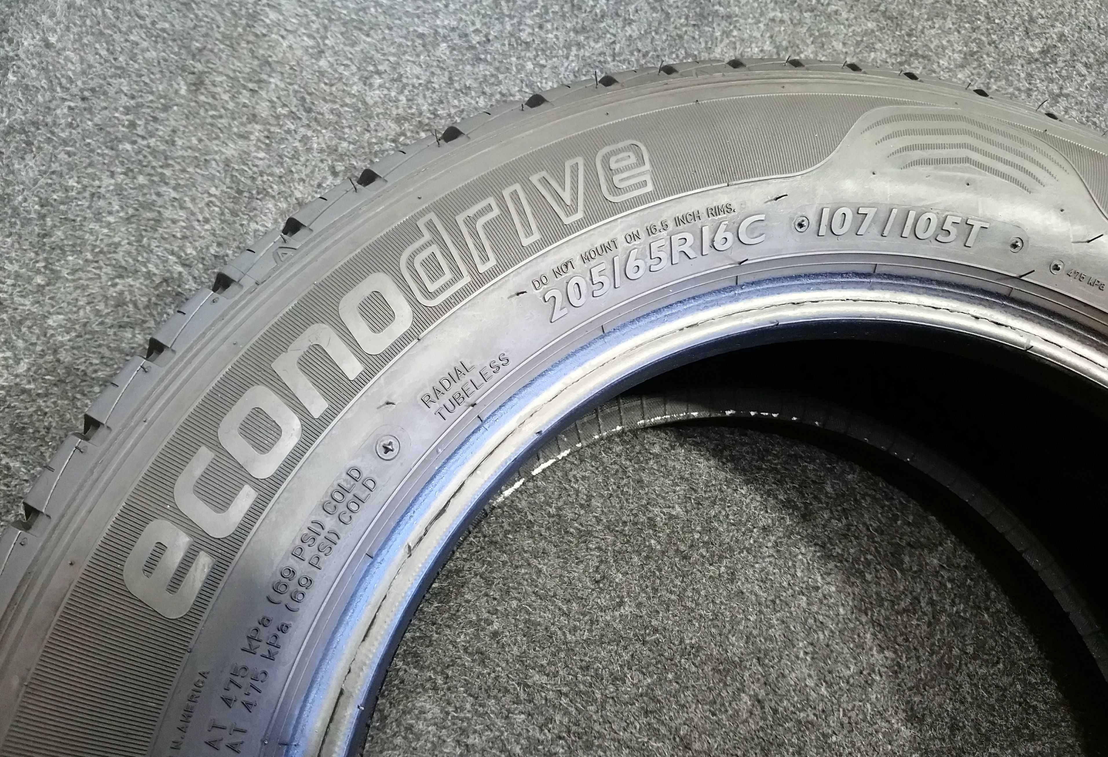 205/65R16C Dunlop EconoDrive // 8,2 mm jak NOWE