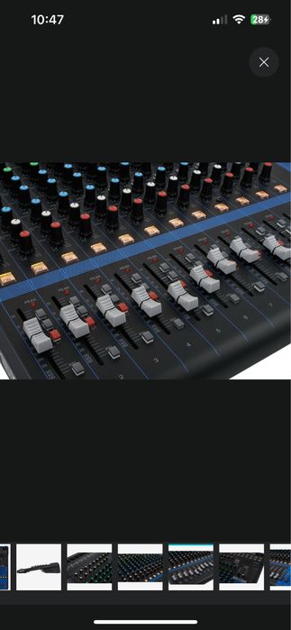 Mesa analogica 16 canais yamaha