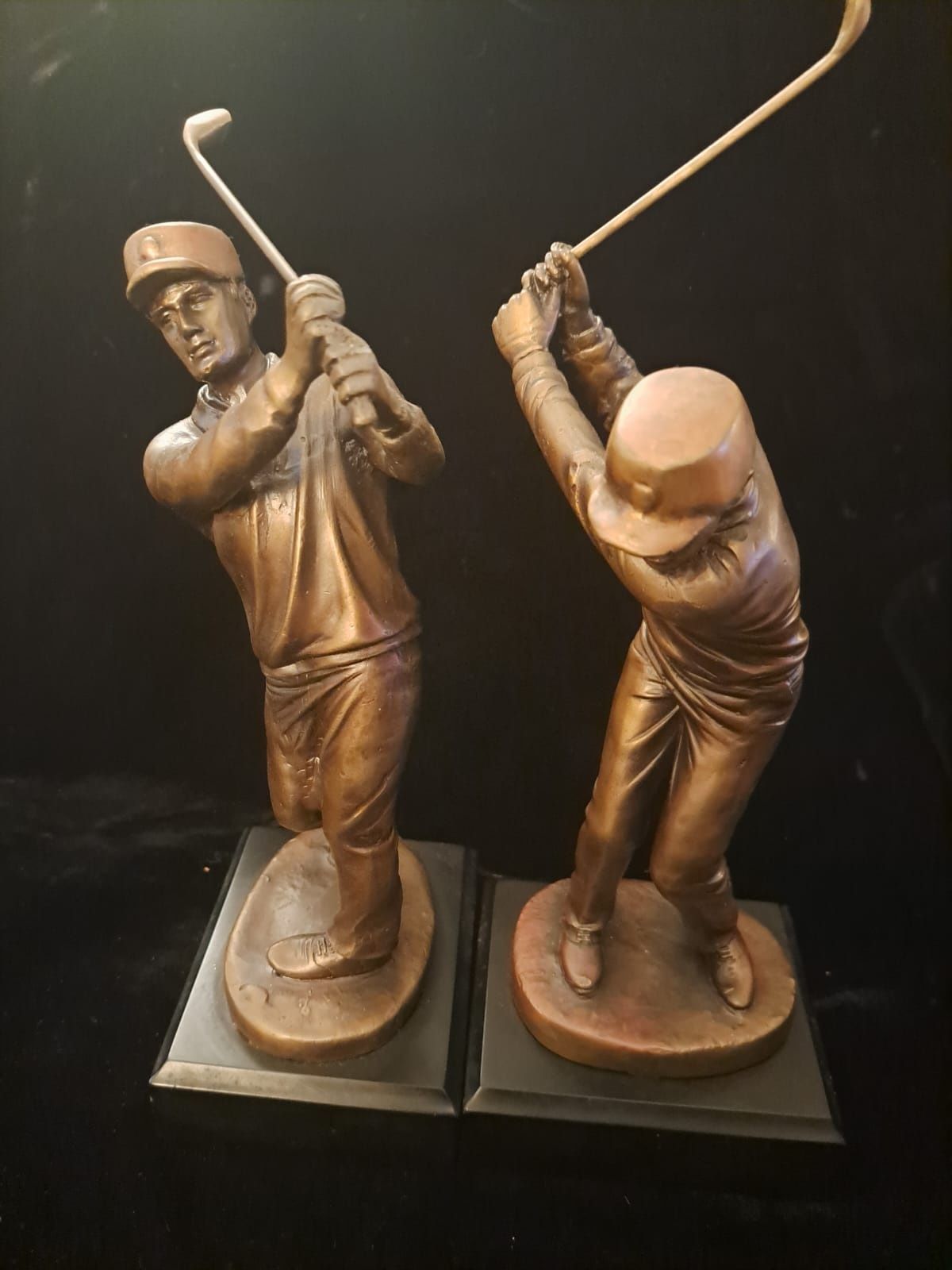 Par de jogadores de golfe