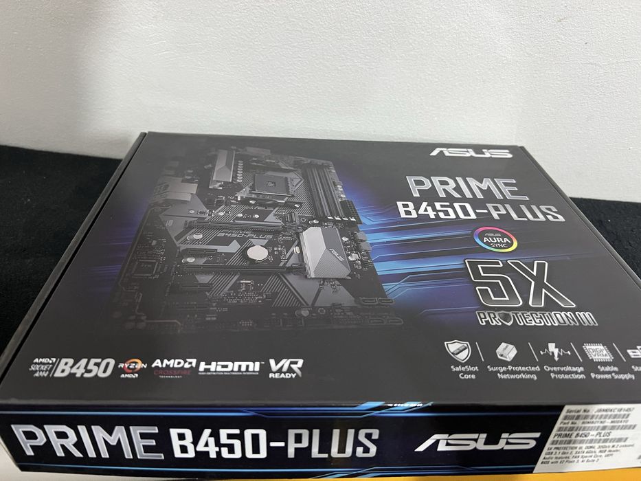 MB - ATX ASUS PRIME B450-PLUS e FA - Seasonic S12 620W