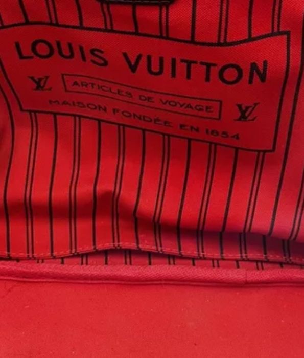 Сумка Louis Vuitton Neverfull GM чек последнее фото