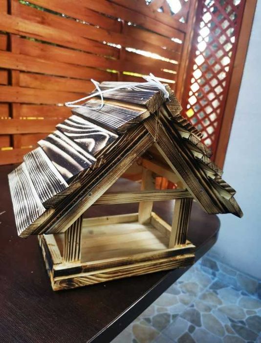 Karmnik dla ptaków budka dekoracja ogród taras dom