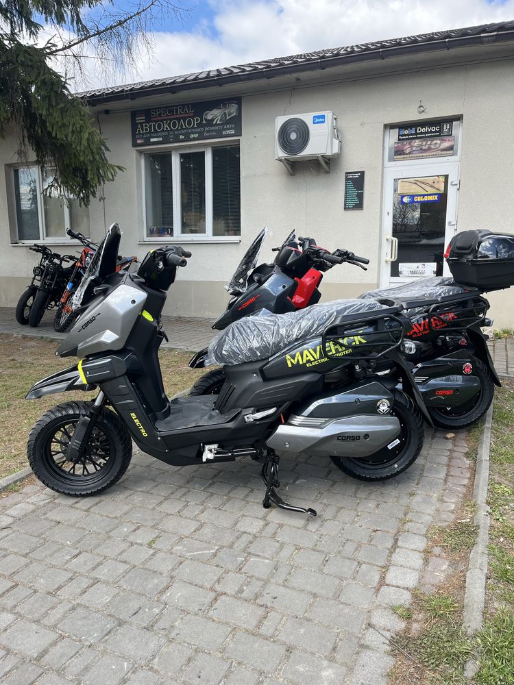 New електро скутер corso Maverick 2000 w 72v38 ah