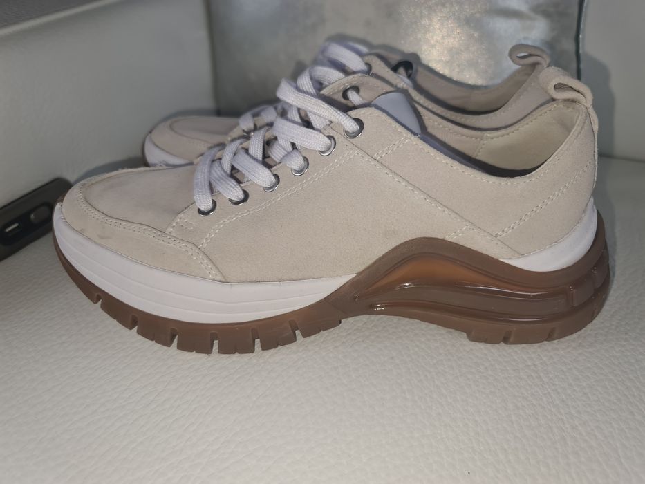CALVIN KLEIN  skórzane buty sportowe sneakersy 40
