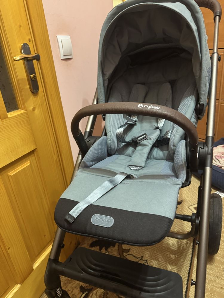 Візочок 2 в 1 cybex balios s lux sky blue