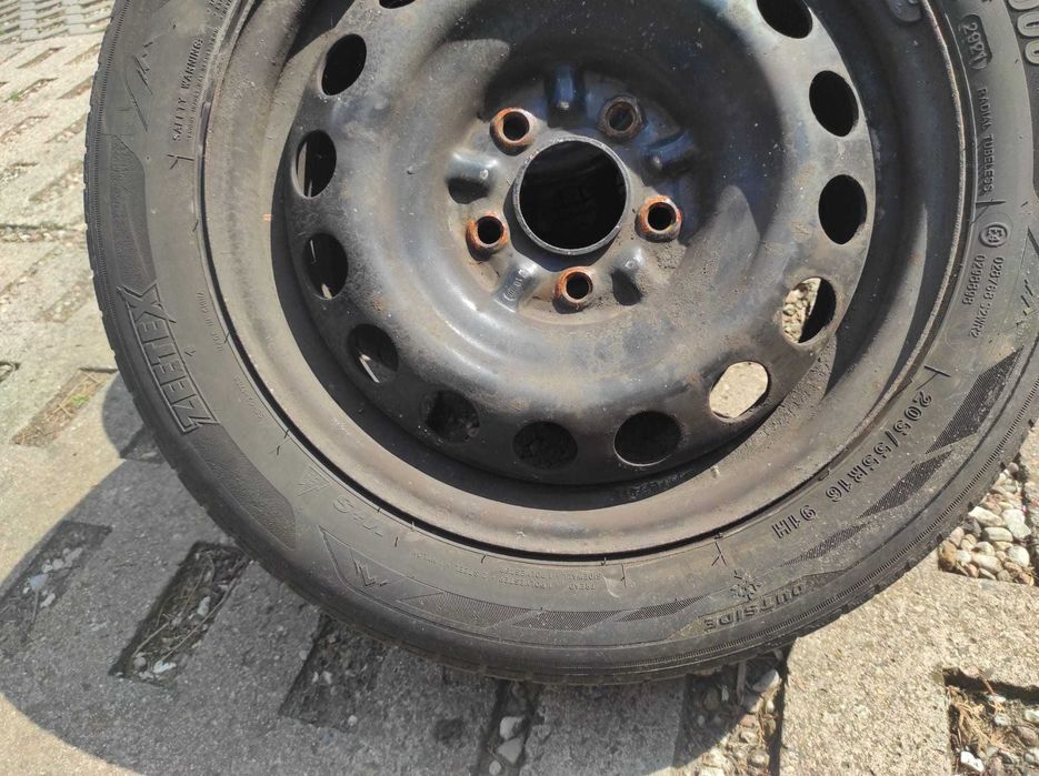 4x opona zeetex 205/55/r16 zimowa + felgi