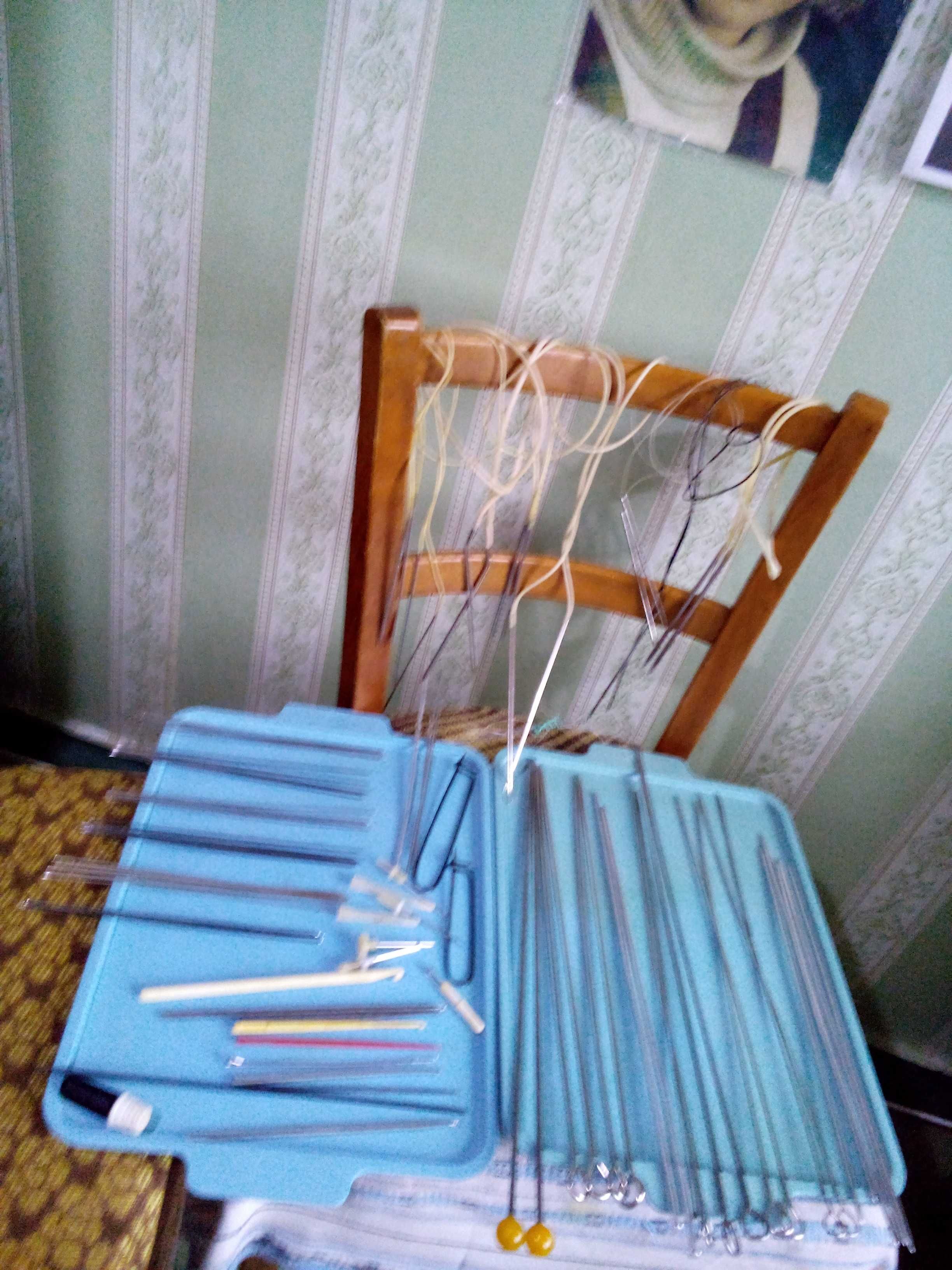 вязальный аппарат и спицы вязания