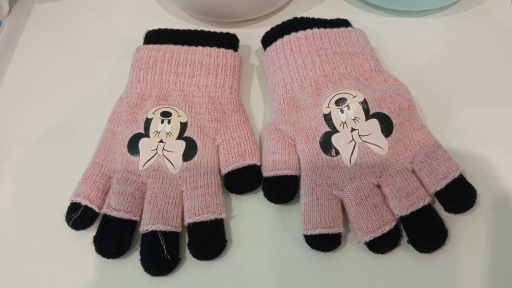 Nowe rękawiczki mitenki myszka Minnie H&m 92/104