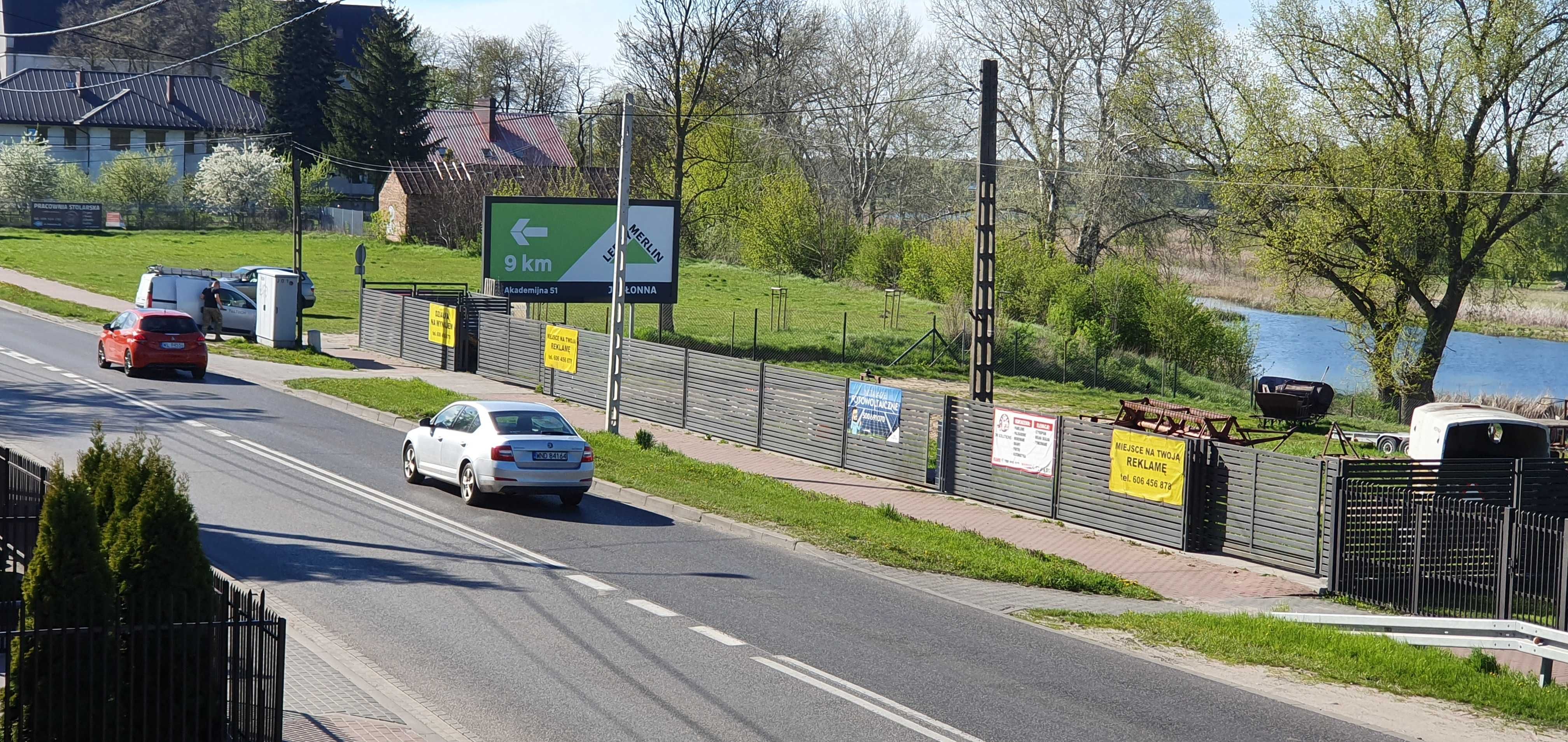 Wieliszew ul.Modlińska TEREN/DZIAŁKA pod wynajem LUB pod reklama/BANER