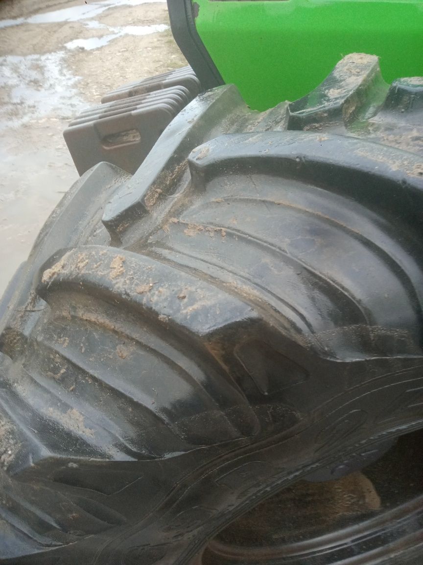 Komplet kół Deutz Fendt 16,9R24 przód, 18.4R38 tył Taurus 3,5cm