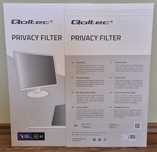 Filtr prywatyzujący na monitor 23.6 cala Qoltec  - 3 sztuki