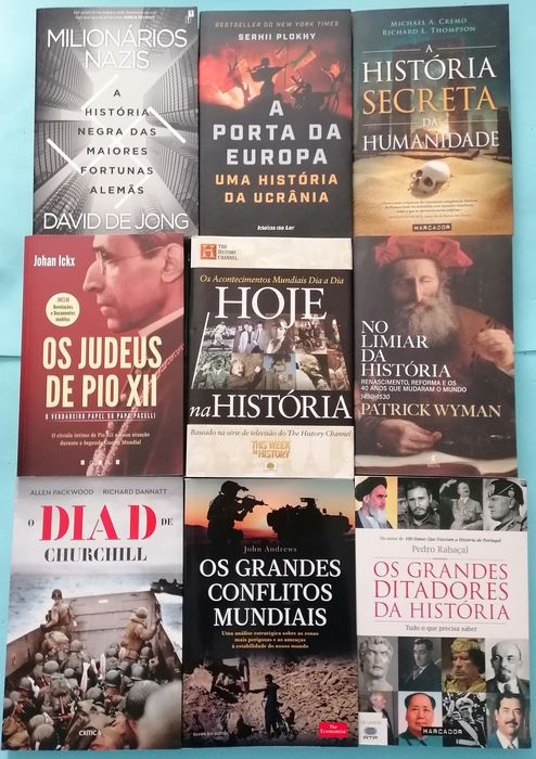 Livros NOVOS História/Economia-Desde 2,90€-Portes grátis-ler d