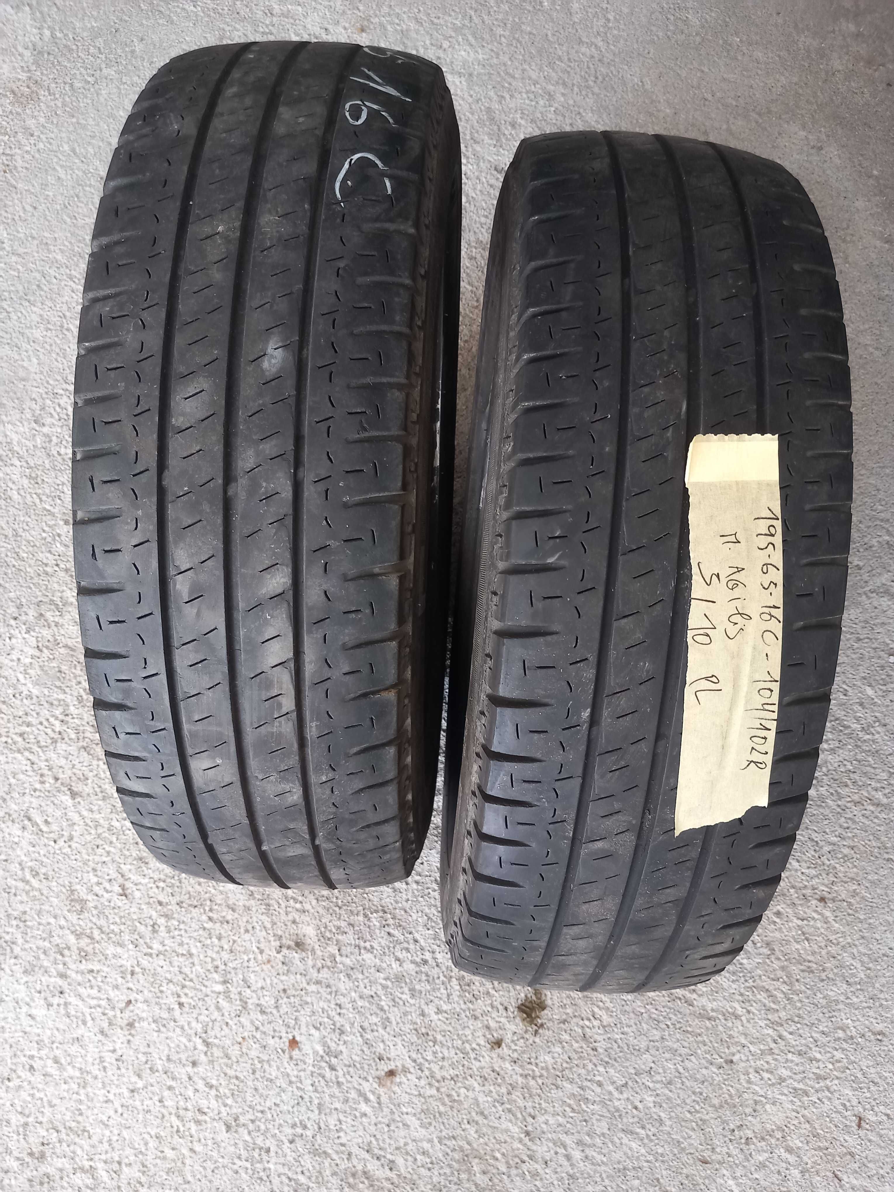 4 Pneus 195/65R16 C Michelin e Uniroyal