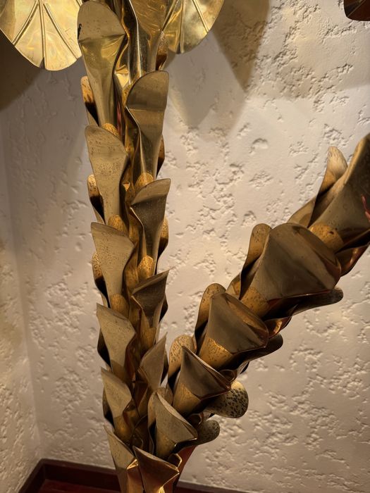 Candeeiro palmeira em latão