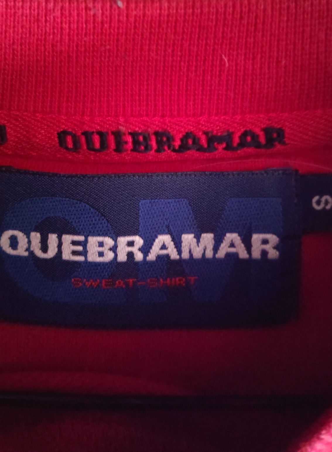 Sweat shirt Quebramar XS vermelha