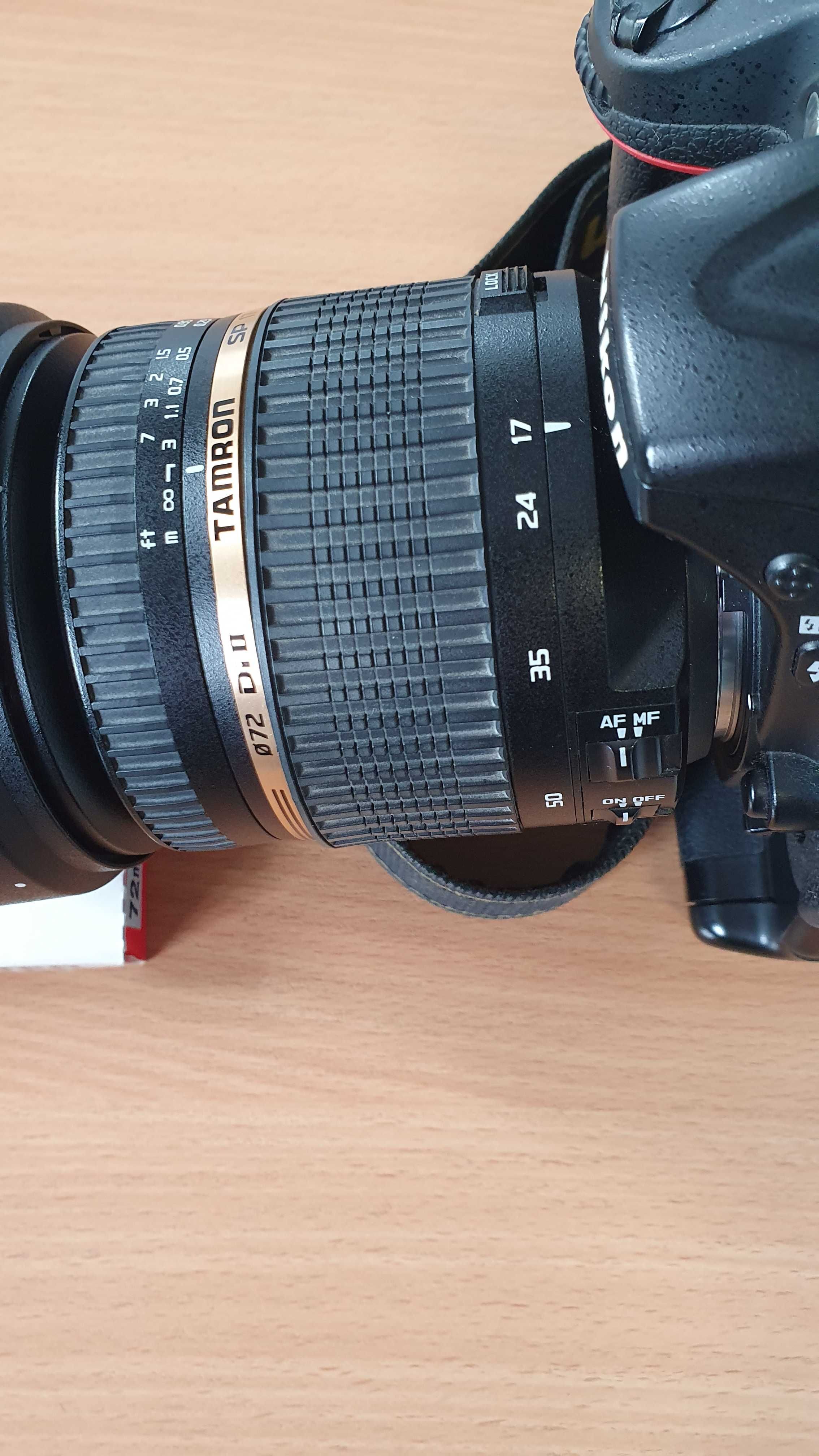 Nikon D300  obiektyw Tamron F/2.8  AF 17-50