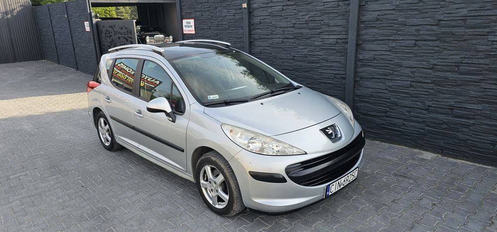 Peugeot 207 SW 2009r 1.6 STAN BARDZO DOBRY! Panorama