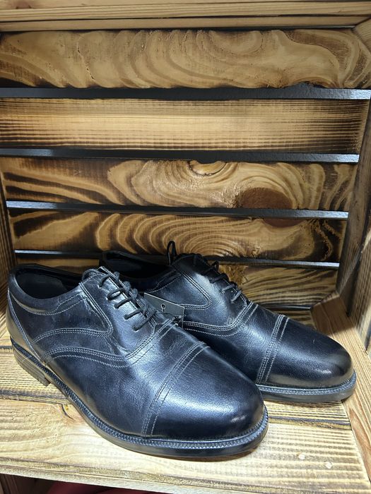 Шкіряні туфлі оксфорди чоловічі Clarks extra wide 10 (44)