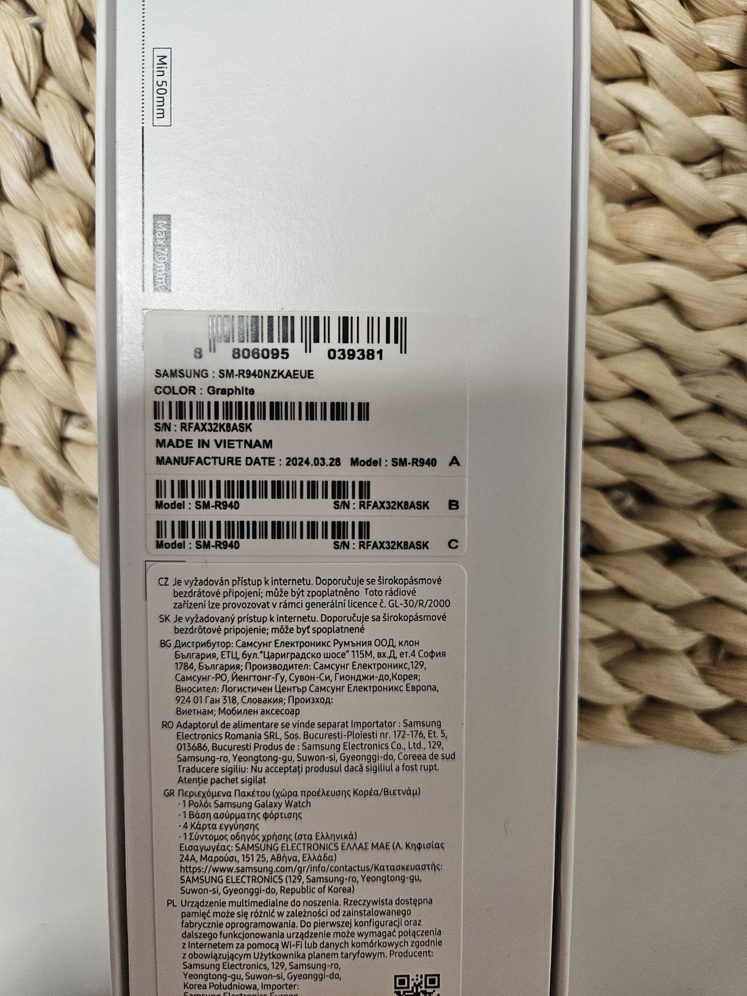 Galaxy Watch6 44mm - Nowy nie odpakowany