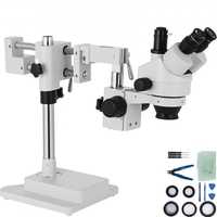 3.5X-90X Simul Focal Trinocular Zoom Microscópio
