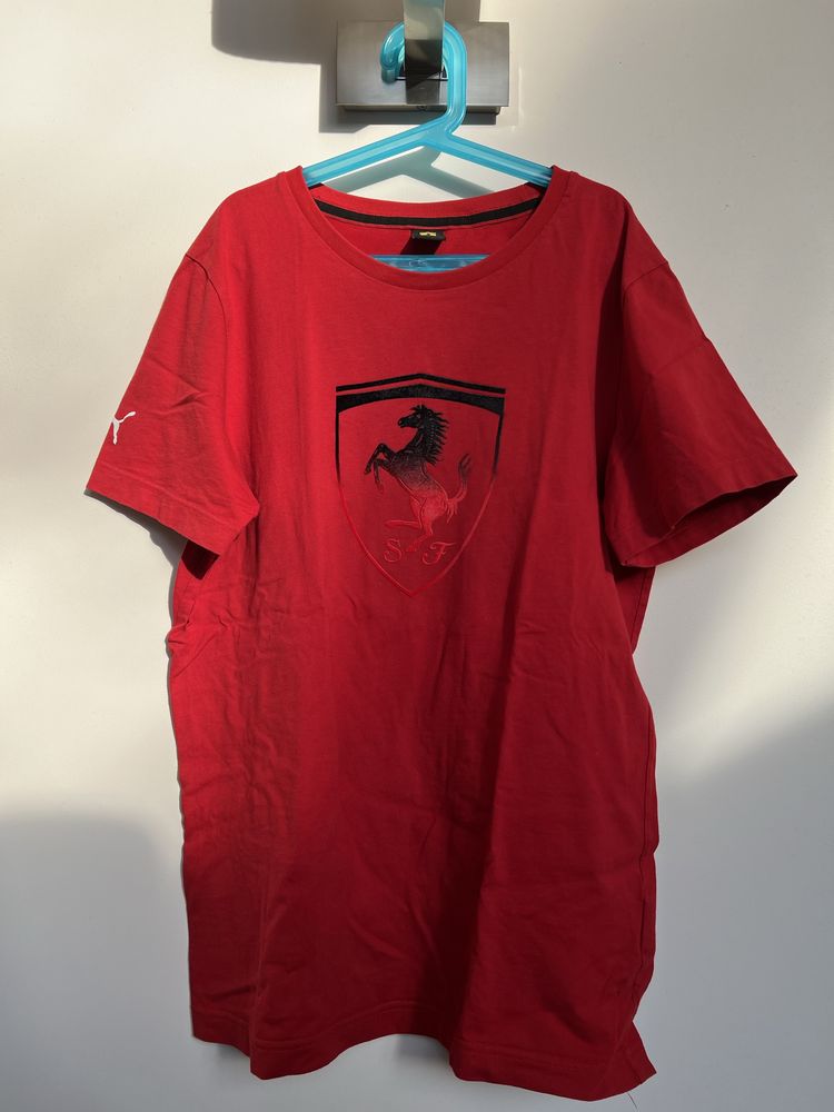 T-shirt męski S Adidas Puma Ferrari