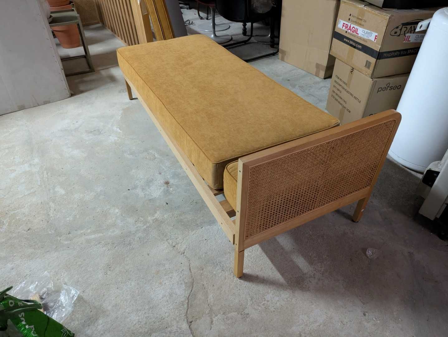 Cama individual chaise longue 3 lugares com colchão (stock 2)