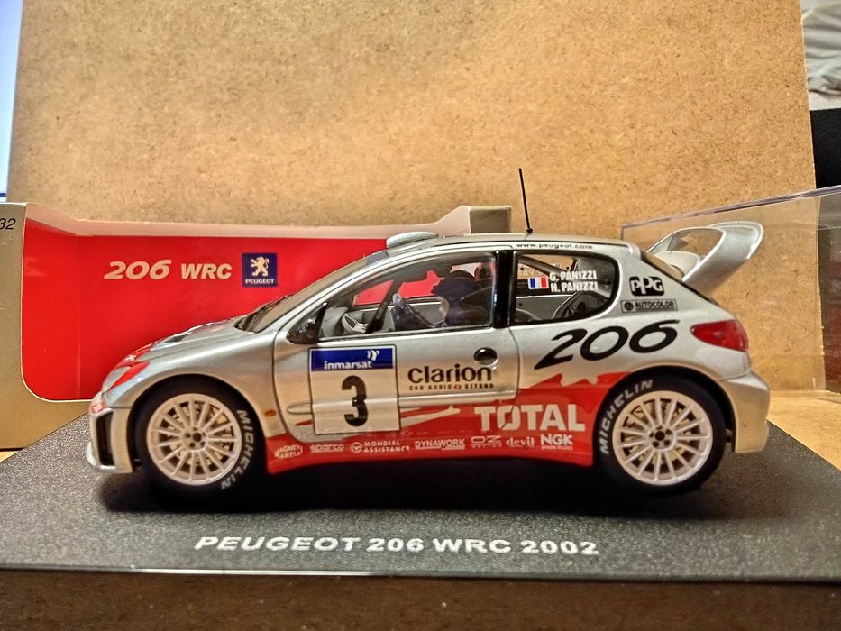 SlotCar 1/32 AUTOart Peugeot 206 WRC 2002