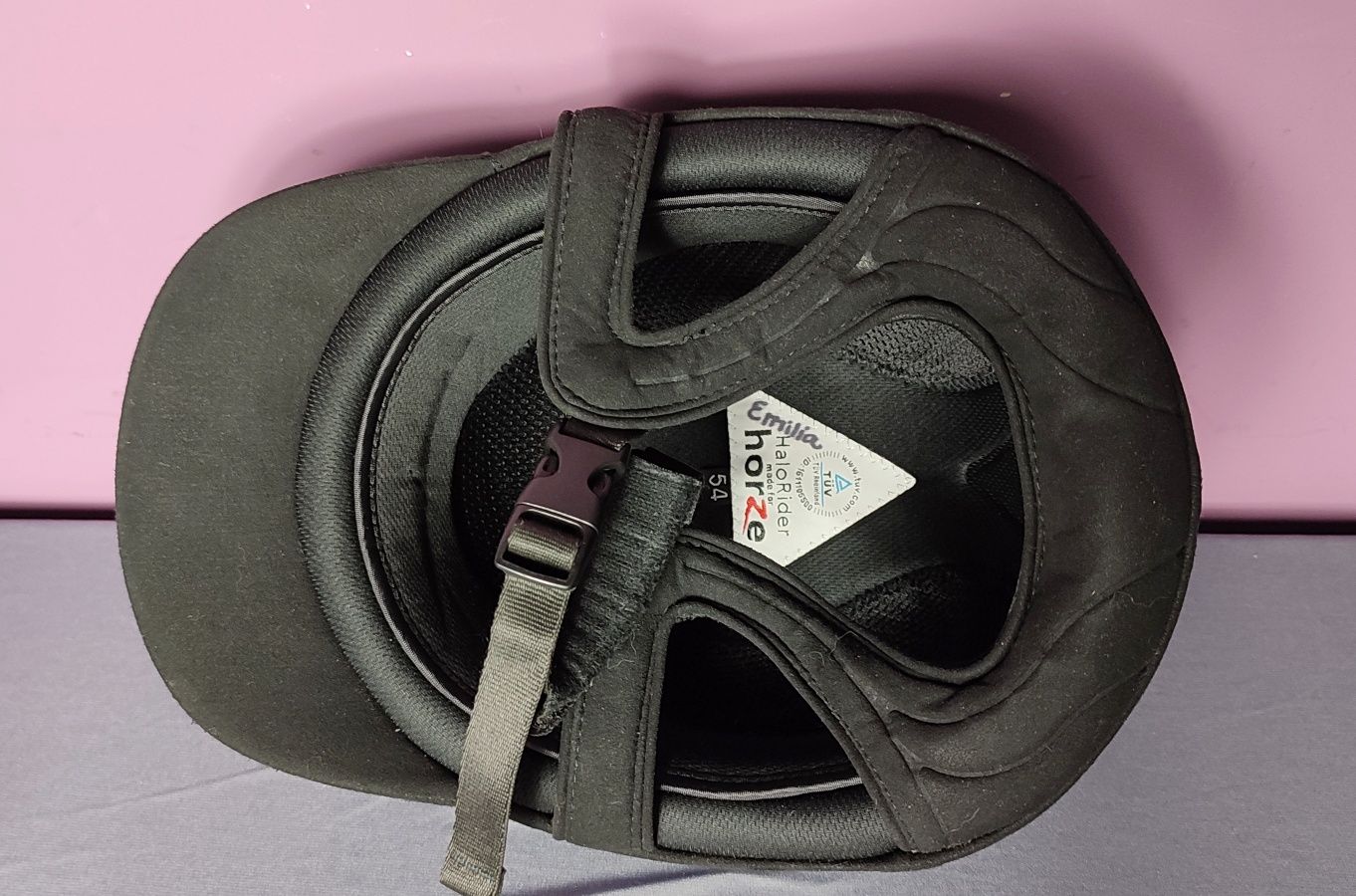 Nowy Kask jeździecki HORZE Halo Rider - rozmiar 54 - z torbą/plecakiem