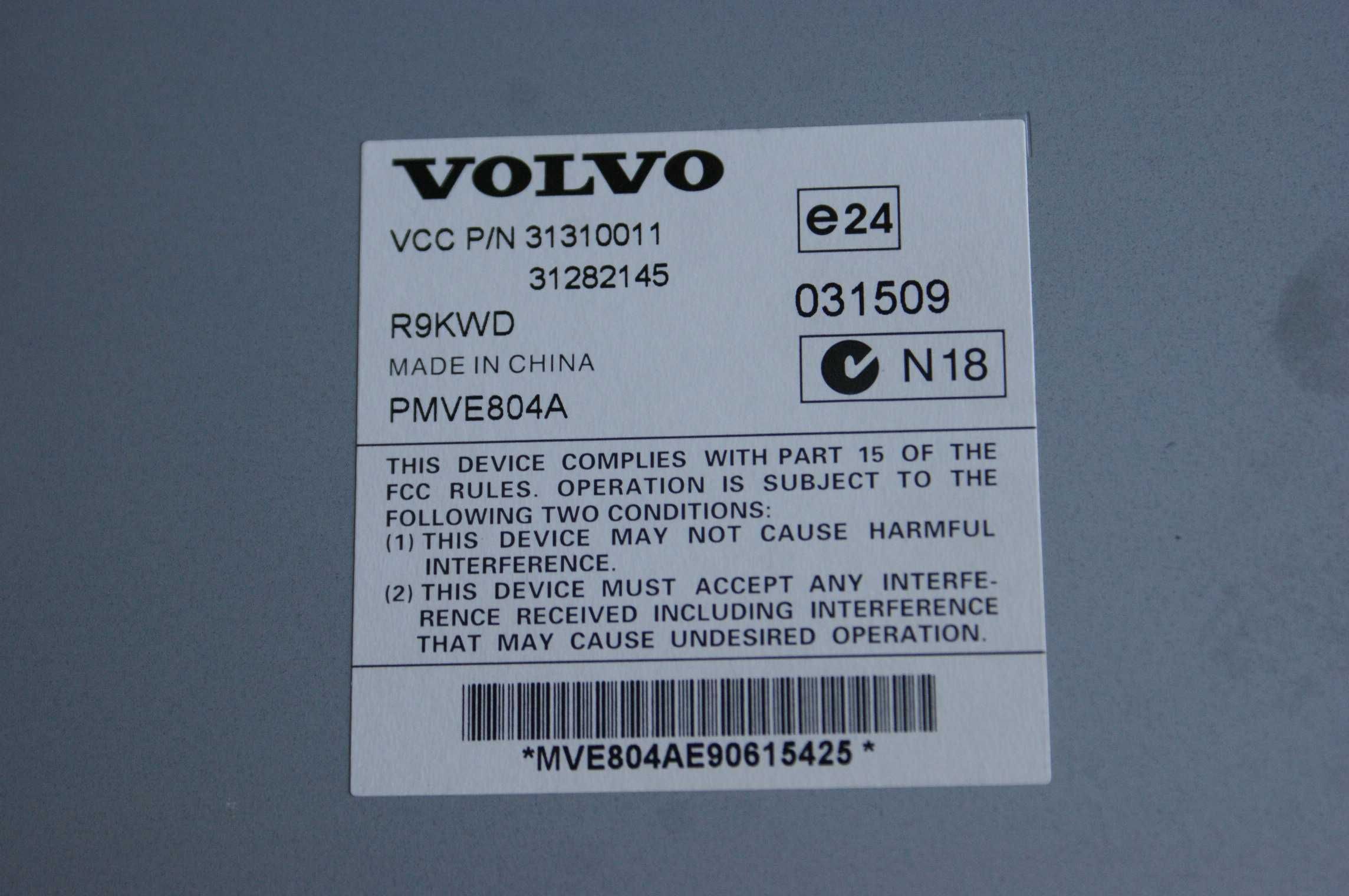 Volvo XC60 Wzmacniacz Muzyczny Radia 08-13