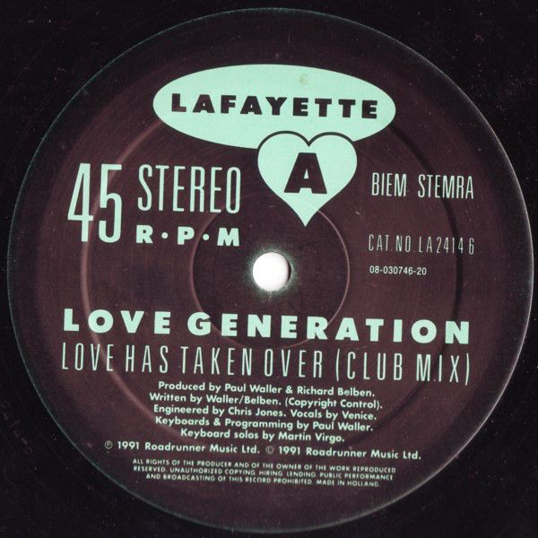 Love Generation‎– I Love NY EP Vol 1