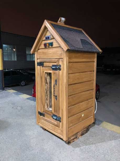 Коптильня мини с окном