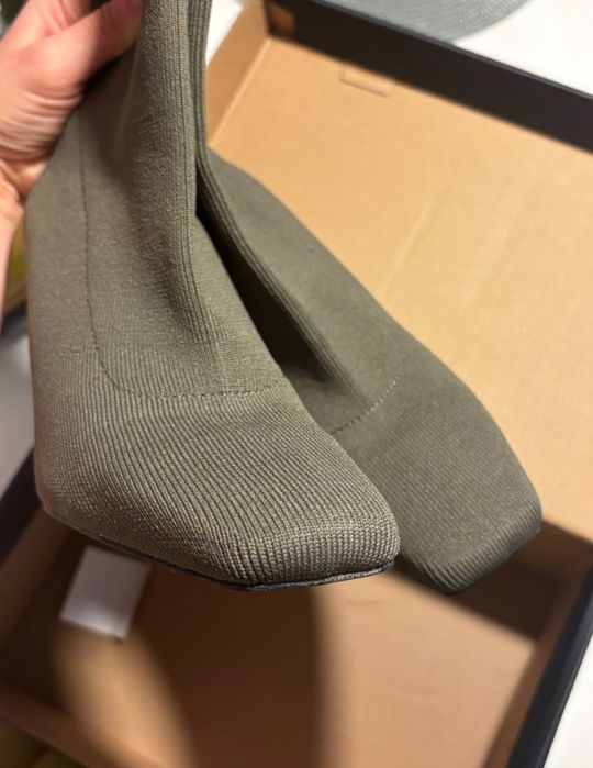 botki na obcasie Zara