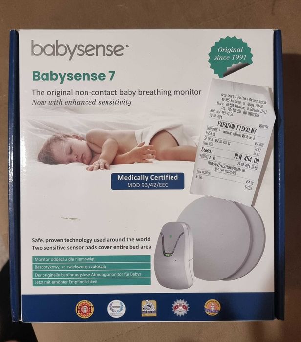 Monitor oddechu dla niemowląt Babysense 7