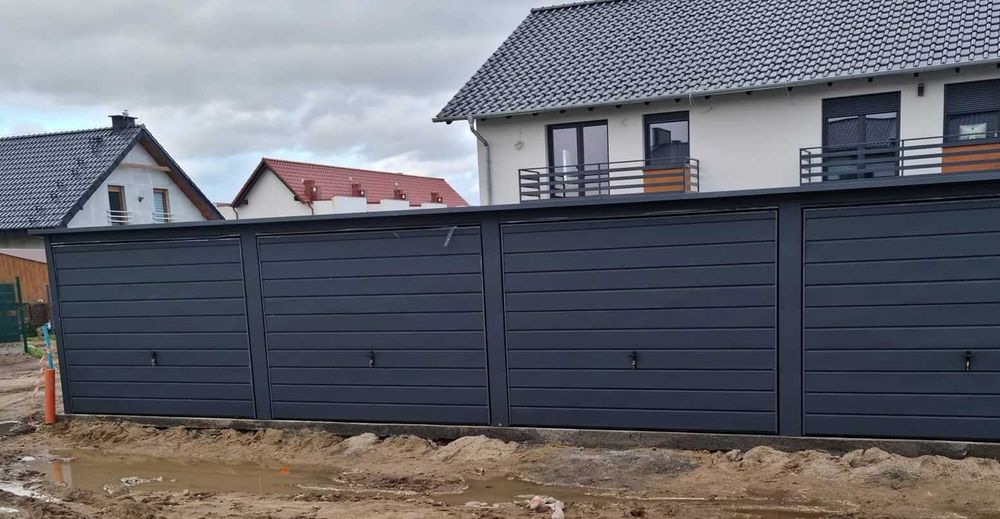 Garaż blaszany, garaż blaszak 3x5, kompleks garaży, parking - moduły