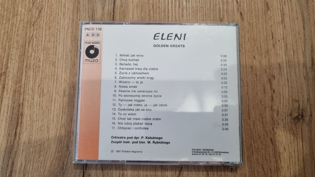 Eleni Golden Geats CD