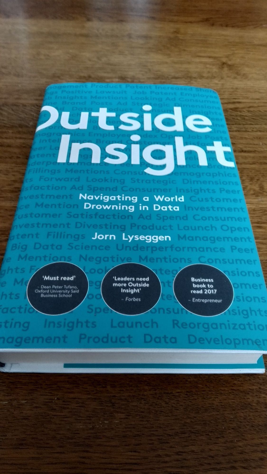 Jorn Lyseggen - Outside Insight, Navigation a World Drowning in Data