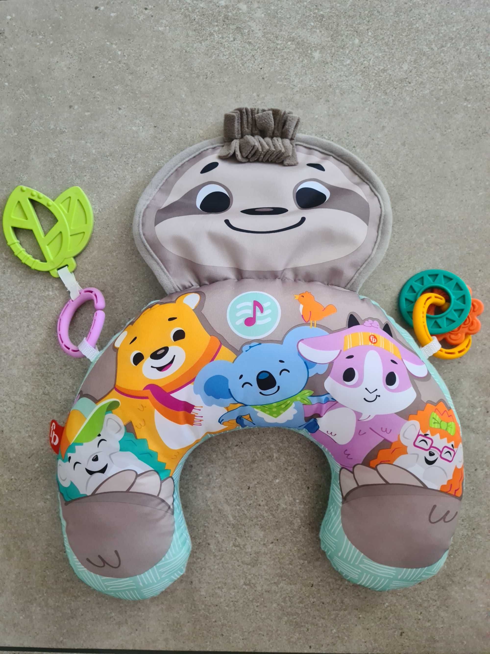Fisher Price muzyczna poduszka do zabawy Leniwiec