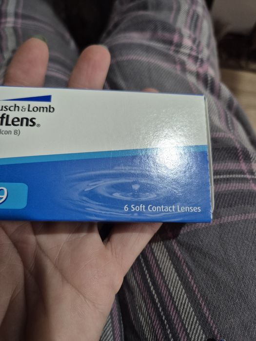 Zestaw 6 sztuk.  miesięcznych szkieł kontaktowych